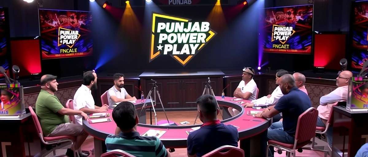 Punjab Power Play - National Championship Punjab Power Play National Championship finals event with players competing on stage in front of a live audience
