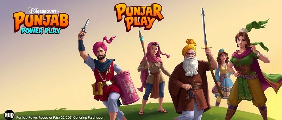 Punjab Power Play - India Expansion Concept Concept art for Punjab Power Play's upcoming India Expansion showing diverse regional characters